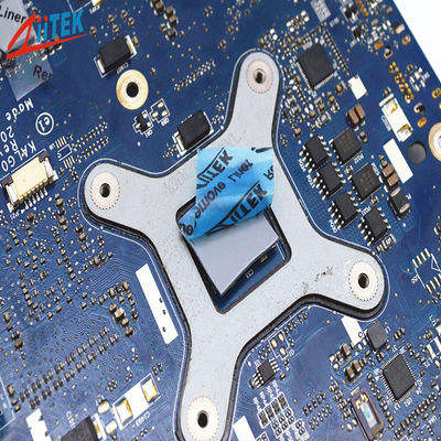 6.5W Θερμική μόνωση Σιλικόνη Soft Pad Θερμική ψύξη Λάπτοπ Θερμικό χάσμα Pad Για θερμοαπορροφητήρα GPU