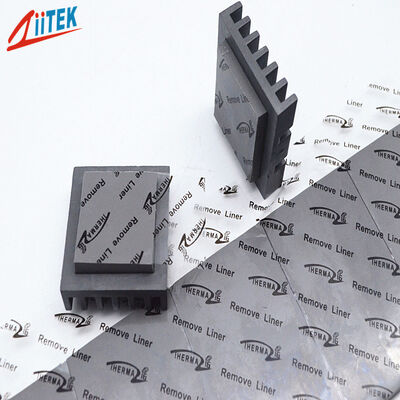 China Factory Dark Grey Density 3,5g/CM³ Thermal Conductive Pad-40 to 160℃ Conductivity 8,0W for Display Card