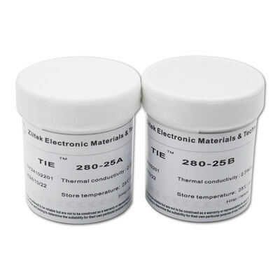Θερμική αγώγιμη κόλλα Exoxy Resin δύο συστατικών 2,5 W/MK για δοχεία εκκίνησης αυτοκινήτων