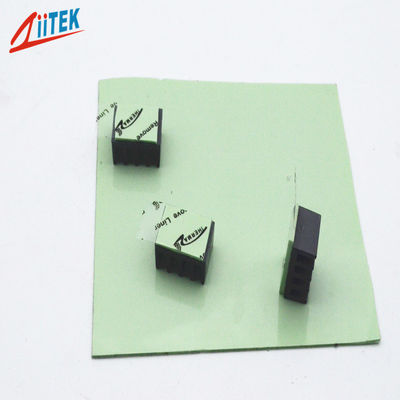 Θερμικό μαξιλαράκι 0,25mmT 35 Shore 00 Green Silicone Heat Sink Pack for ιατρικές συσκευές