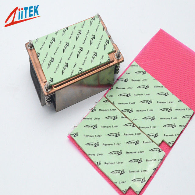 Θερμικό μαξιλαράκι 0,25mmT 35 Shore 00 Green Silicone Heat Sink Pack for ιατρικές συσκευές