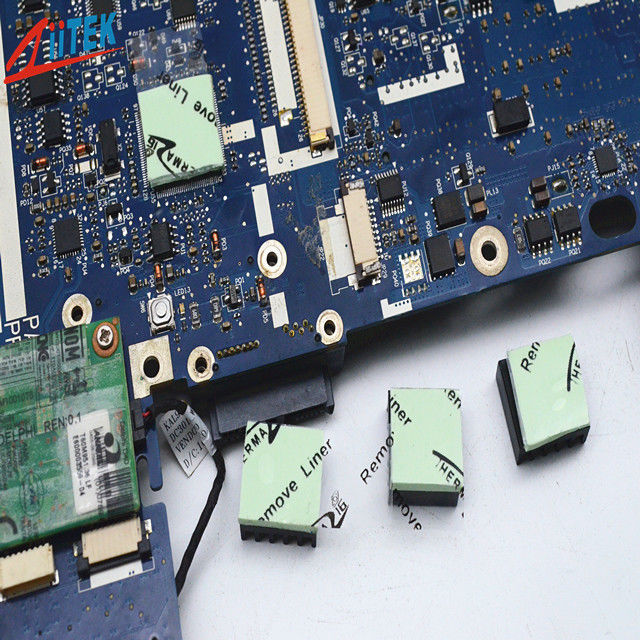 Υψηλής απόδοσης σιλικόνης θέρμανσης μαξιλαριού 1,5W/MK σιλικόνη θερμαινόμενο πλήρωσης για υλικό τηλεπικοινωνιών