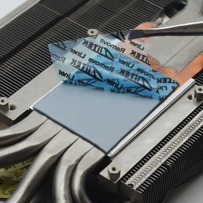 Thermal Gap Filler Pads σιλικόνης Προσαρμοσμένο μέγεθος Υψηλή θερμική αγωγιμότητα 8,5 W/mK για ψύξη ηλεκτρονικών συσκευών